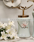 Chinoiserie-style Ceramic Urn