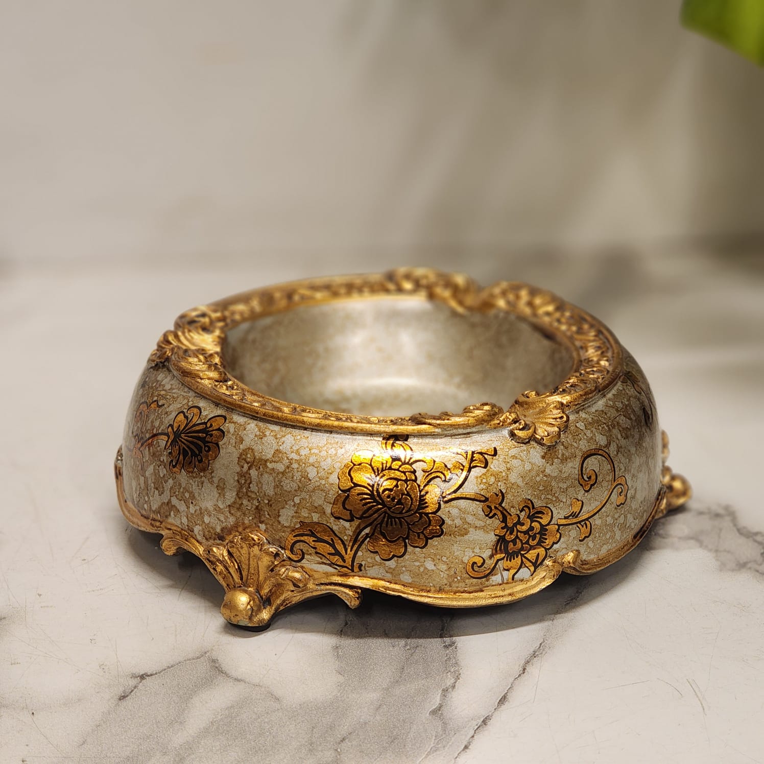 Vintage French-Style Ornate Ashtray