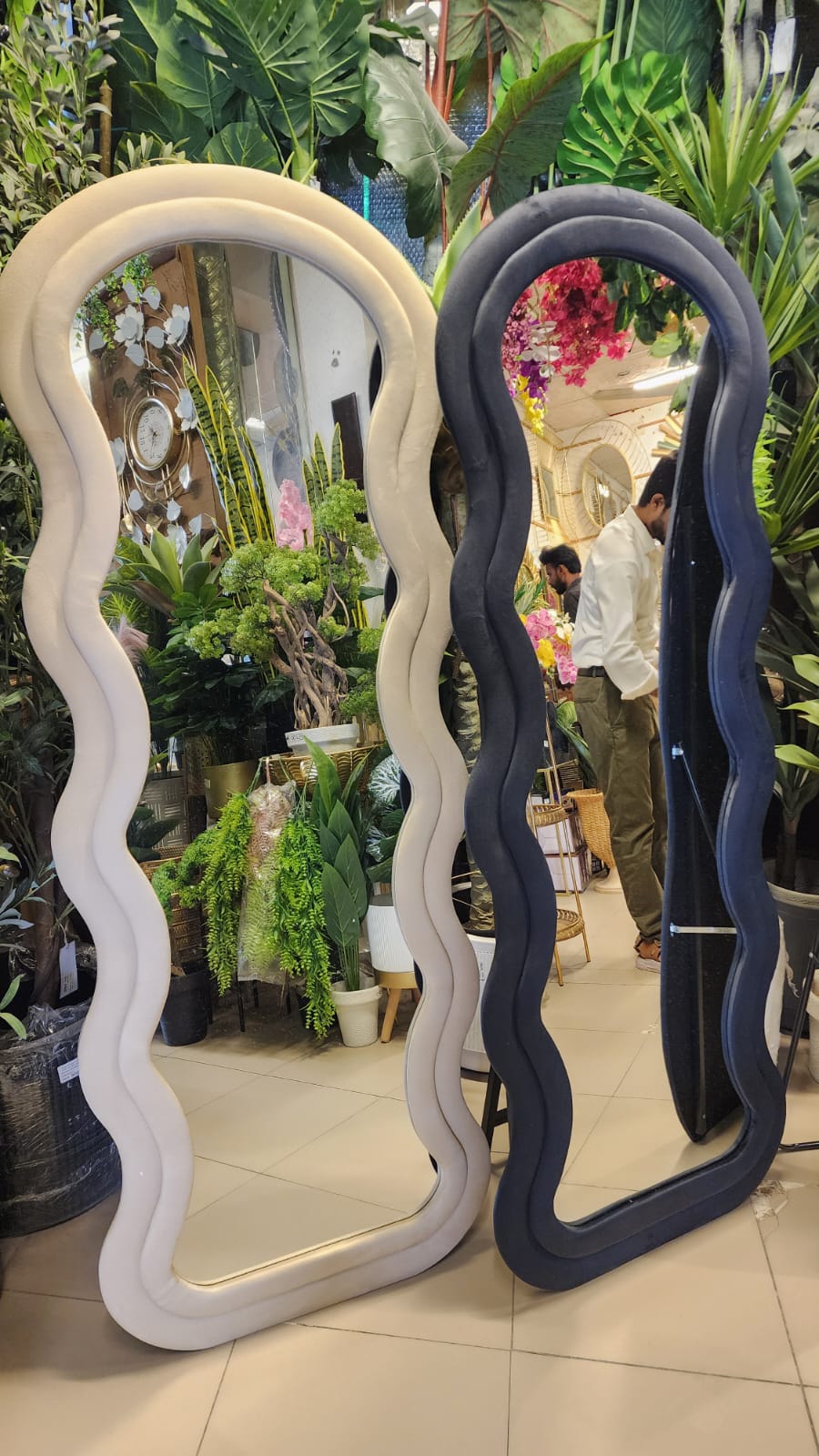 Wavy Full-Length Mirrors or Squiggle Mirrors
