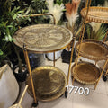 Decorative Round Tea Trolley