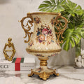 Ornate Baroque/Rococo-Style Porcelain Urn Vase