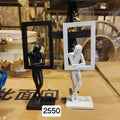 Abstract Thinker Frame Sculpture
