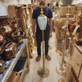 Ceramic Urn Floor Lamp