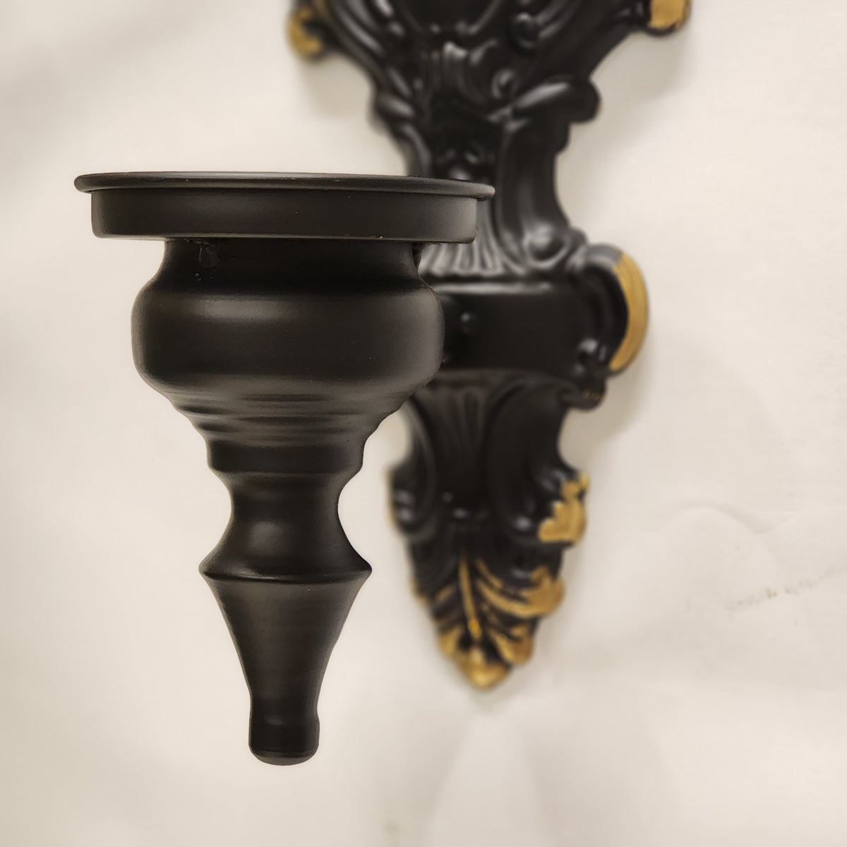 vintage-style ornamental candle wall sconces