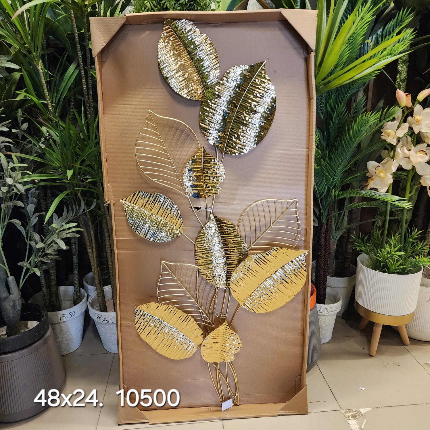 Metal Leaf Wall Art or 3D Metal Leaf Wall Hanging