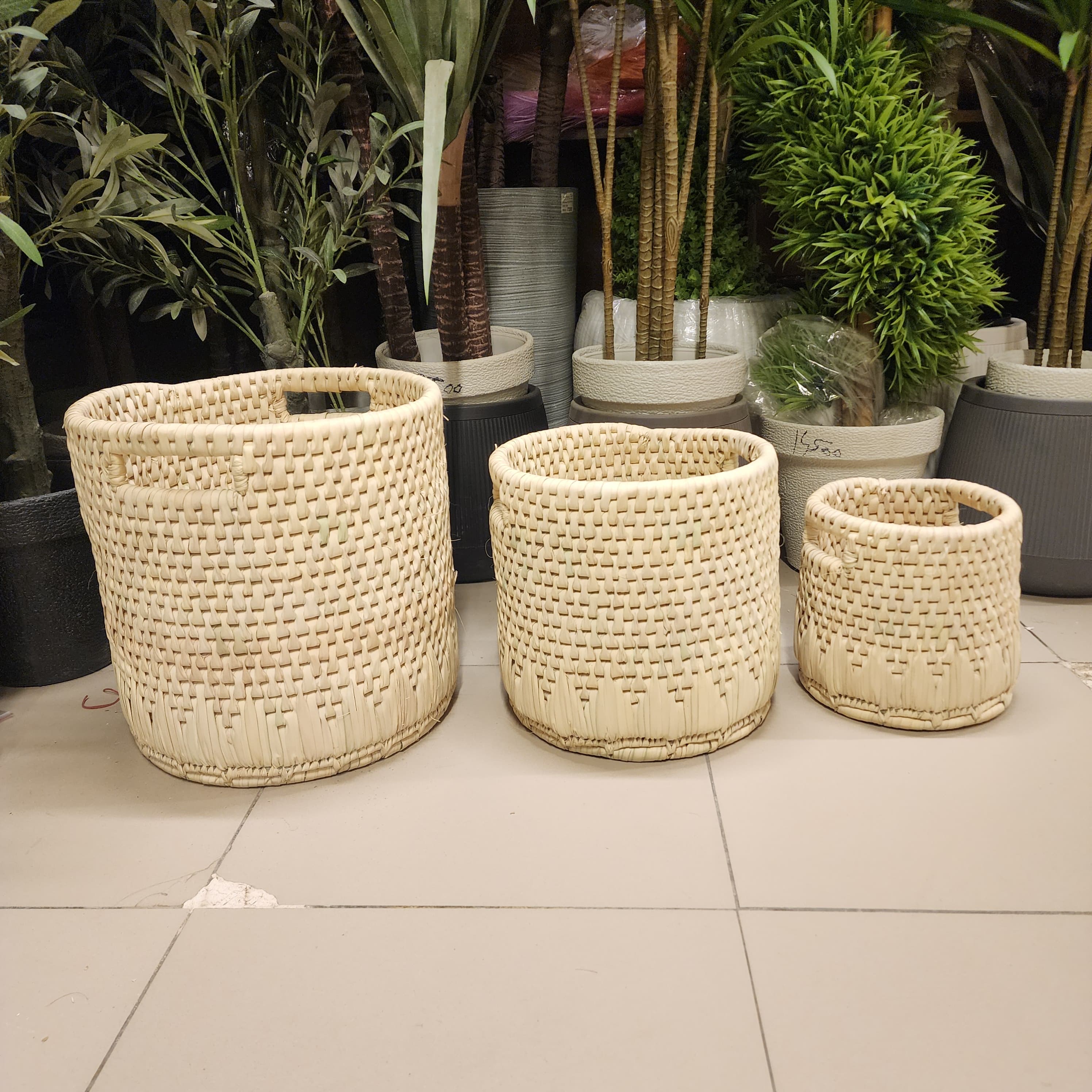 woven wicker baskets