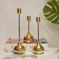 Teardrop Base Taper Candle Holders