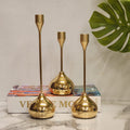 Gold Taper Candle Holders