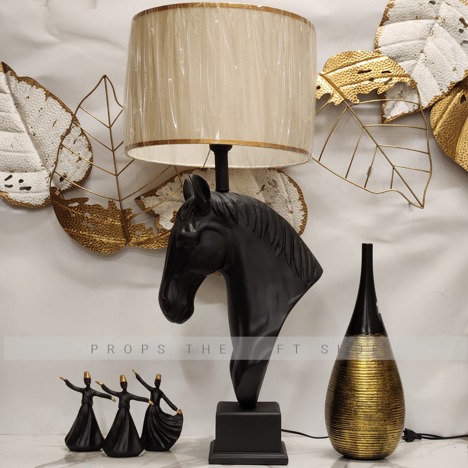 Horse Head Table Lamp