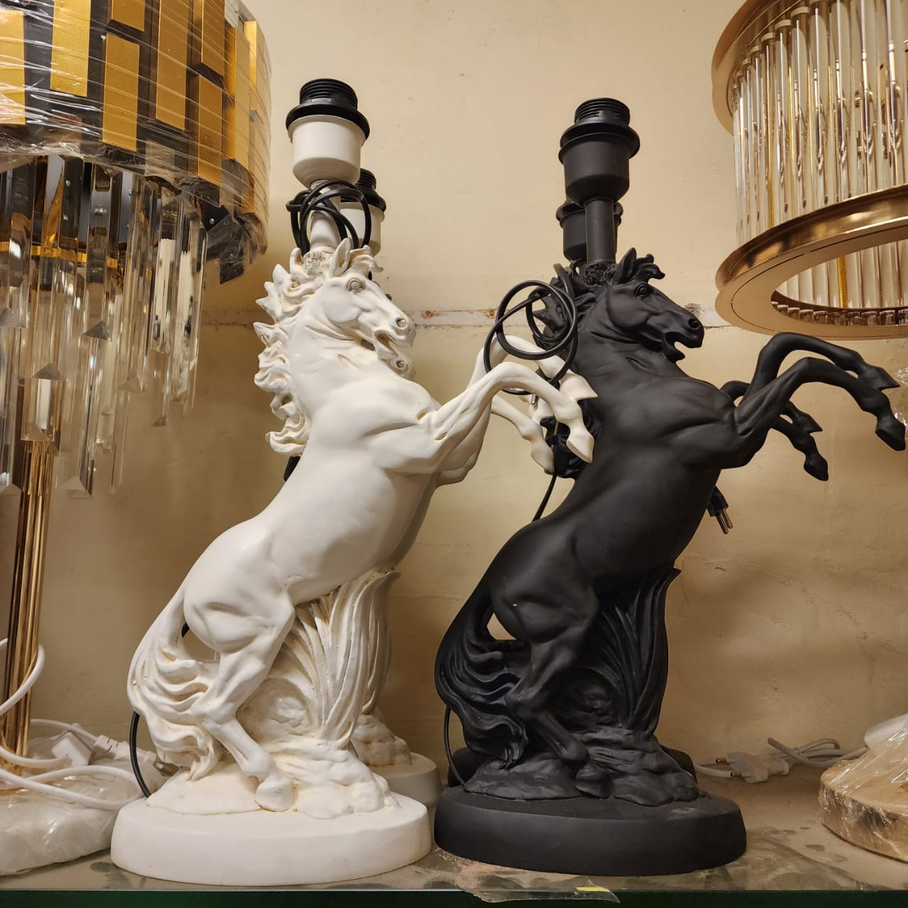 Prancing Stallion Lamps