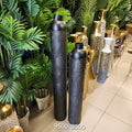 Textured Pillar Floor Vases
