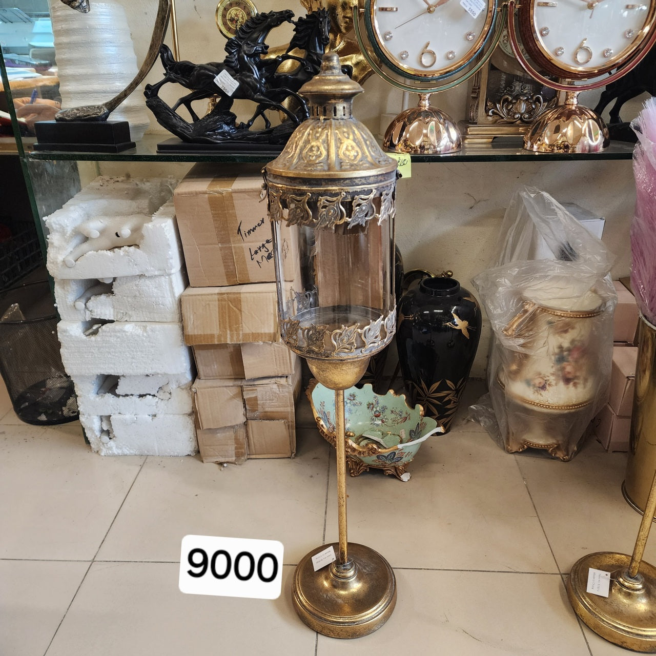 decorative floor candle holder