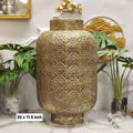 Moroccan Pierced Brass Table Lamp