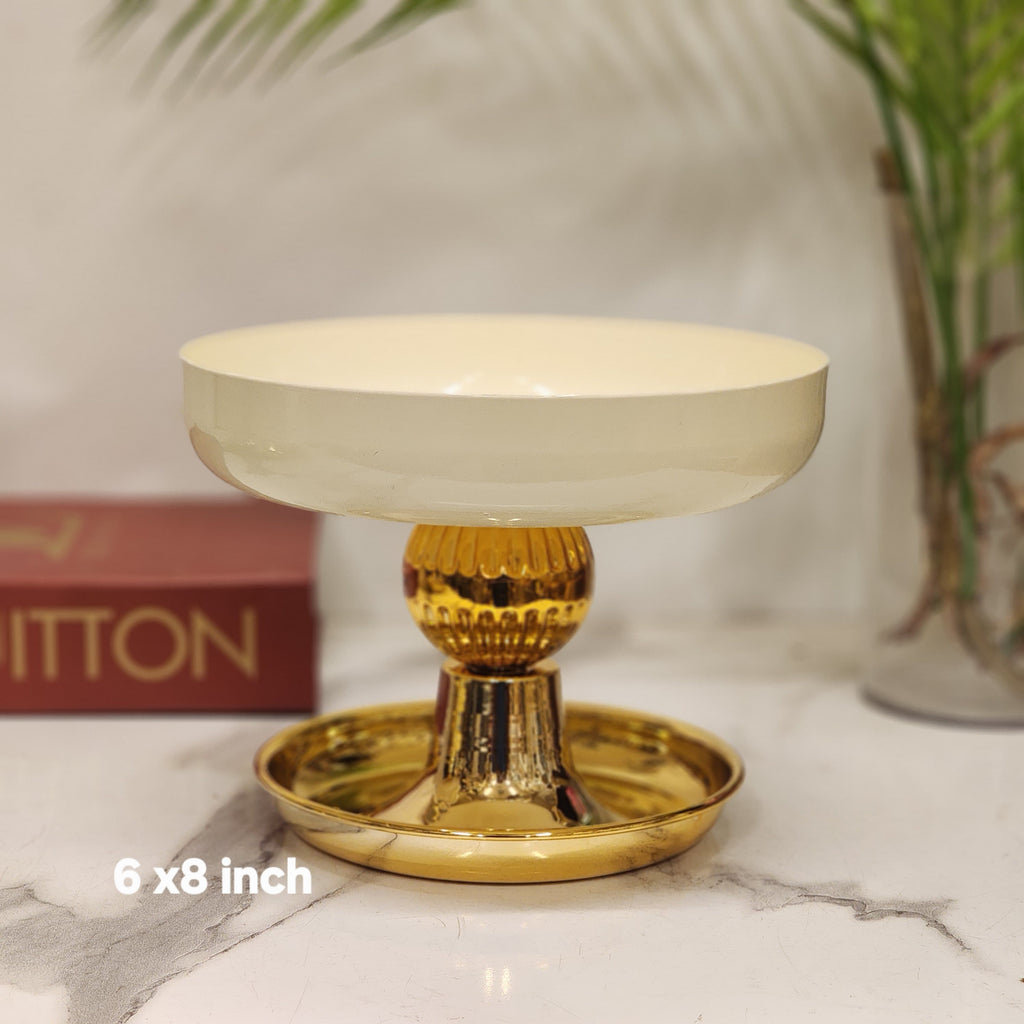 Pedestal Decorative Fruit Bowl