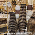 Chevron Ridged Vases
