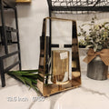 Geometric Frame Hurricane Candle Holder