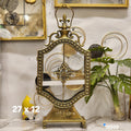 Victorian Style Decorative Brass Tabletop Lantern