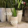 Fiberstone Egg Planter or a U-Shaped Textured Pot