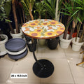sunflower side table