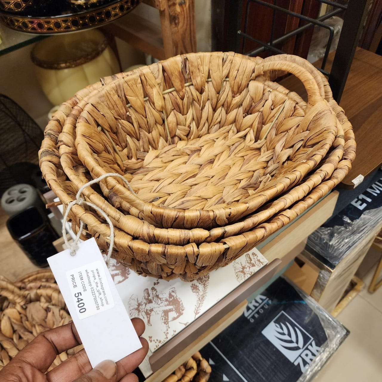 Big Nested Woven Baskets