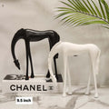 Modern Minimalist Abstract Long-Neck Horse Statue