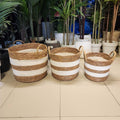 Seagrass tote baskets