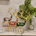 Crystal Gemstone Deer Figurines