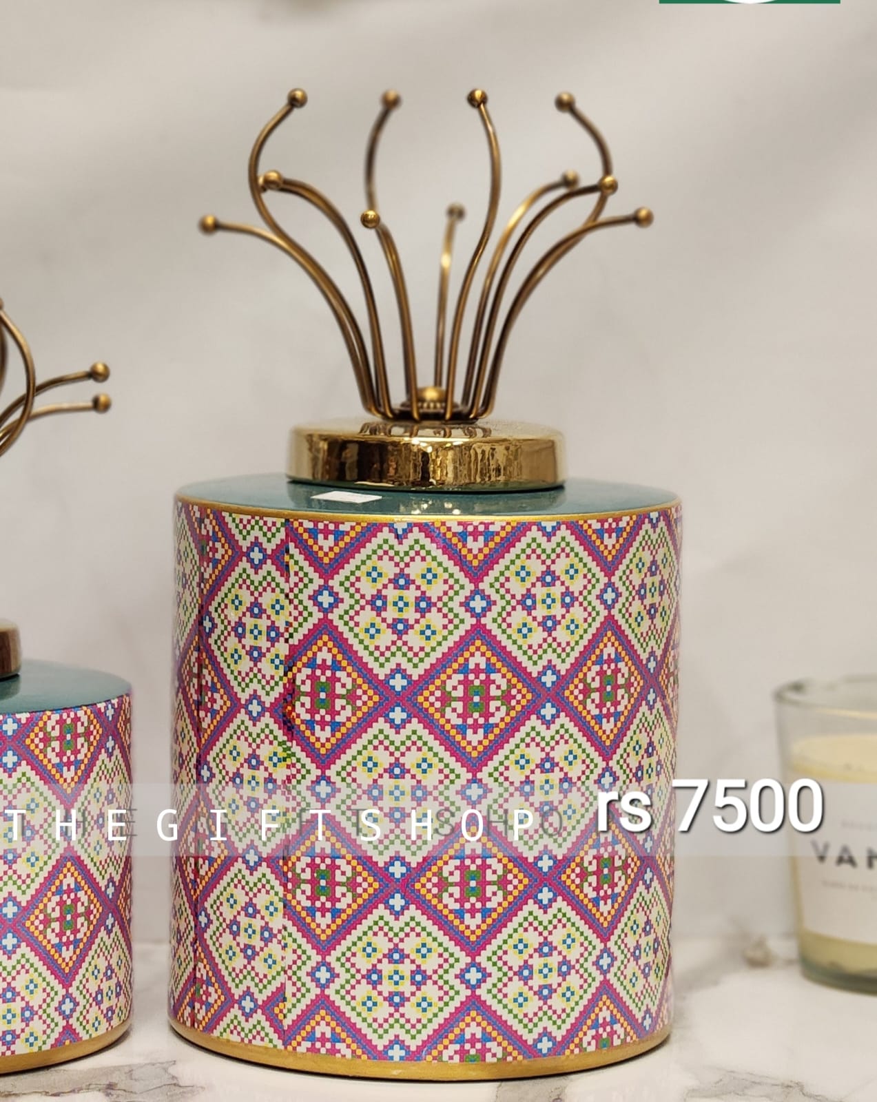 decorative ceramic ginger jar