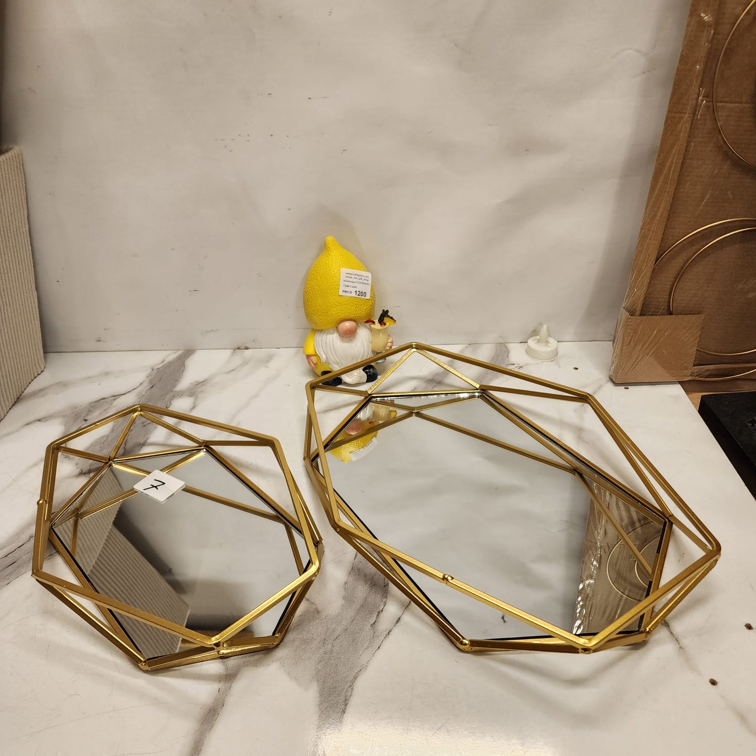 Mirrored Decorative Trays