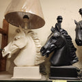 Equestrian Horse Head Table Lamp