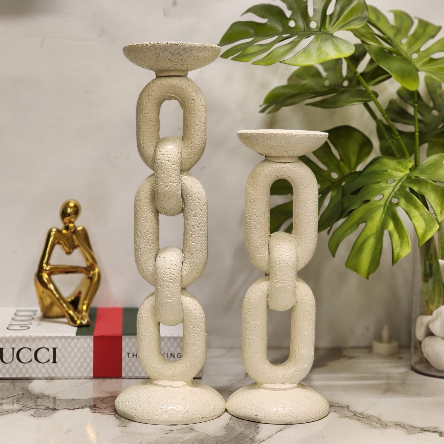 Ceramic Link Candle Holders