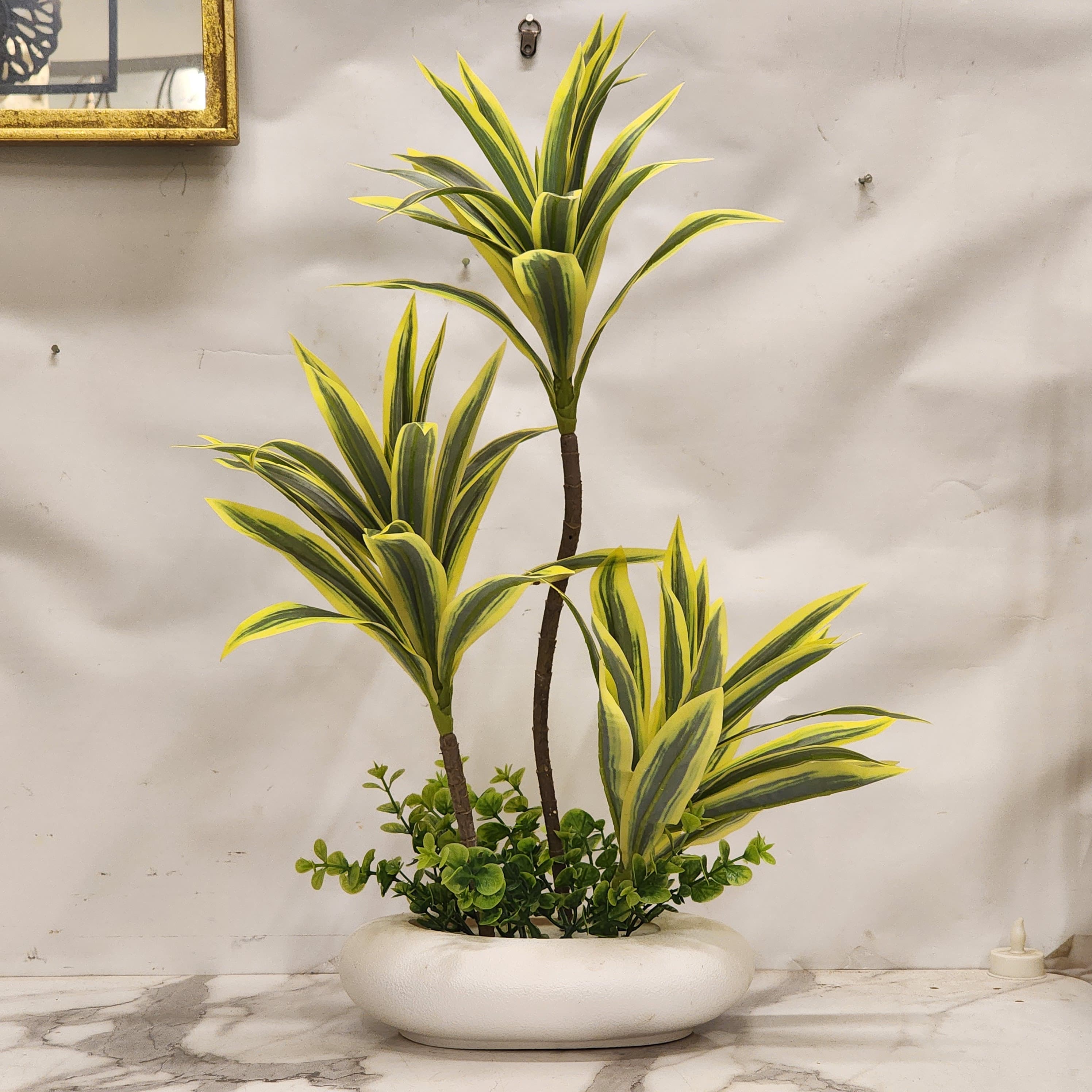 artificial tabletop Dracaena arrangement