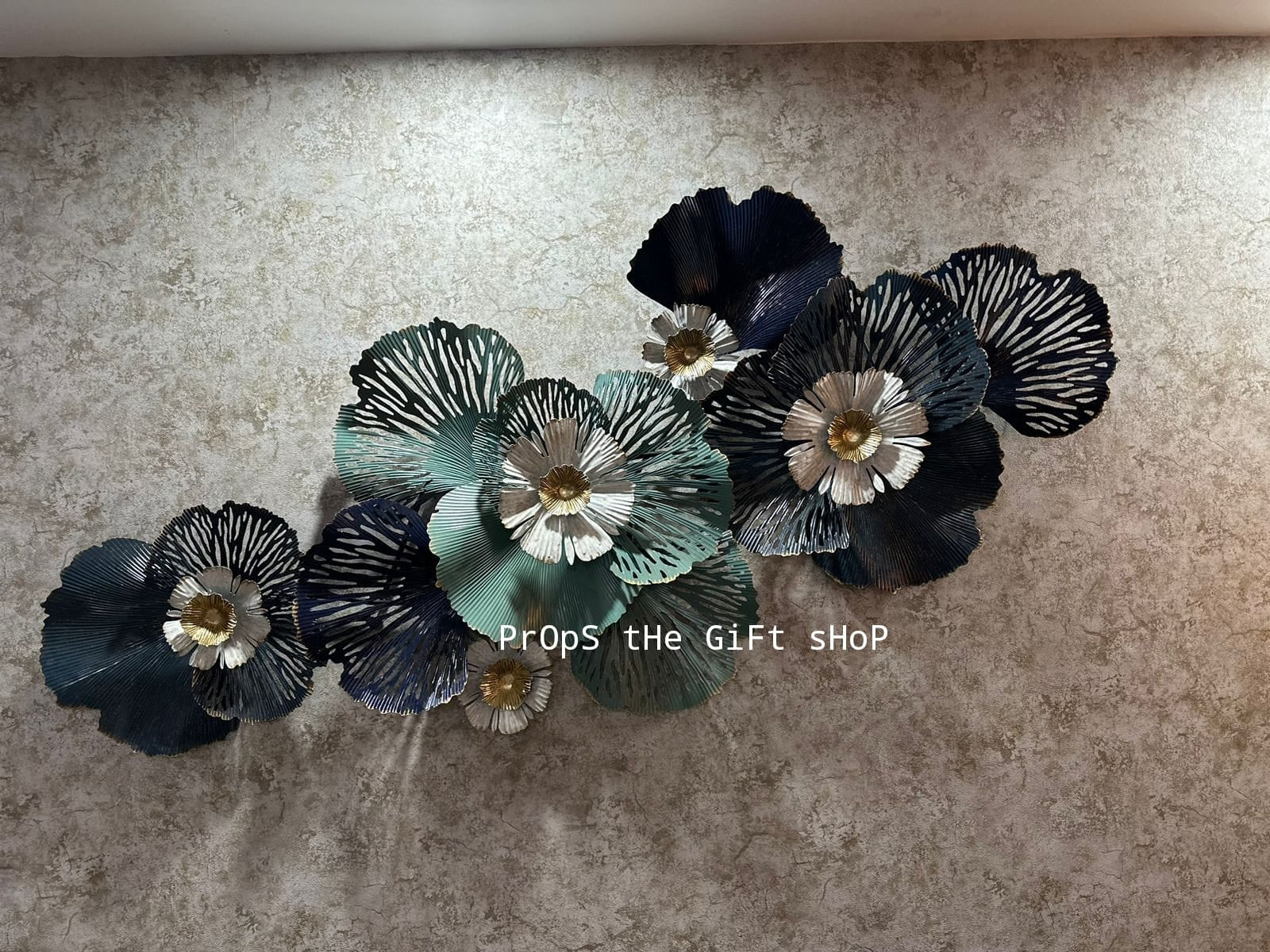 Metal Floral Wall Art Decor