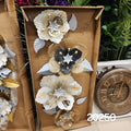 3D Metal Floral Wall Sculpture