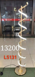 Spiral LED Floor Lamp