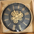 Industrial Moving Gear Wall Clock