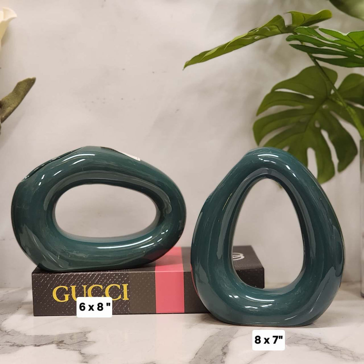 Nordic Abstract Donut Ceramic Vases