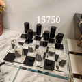 Modern Minimalist Acrylic Chess Set