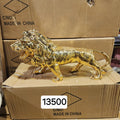 Gold Lion Statue
