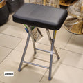 portable folding bar stool / padded folding bench