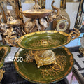 two-tier decorative serving tray