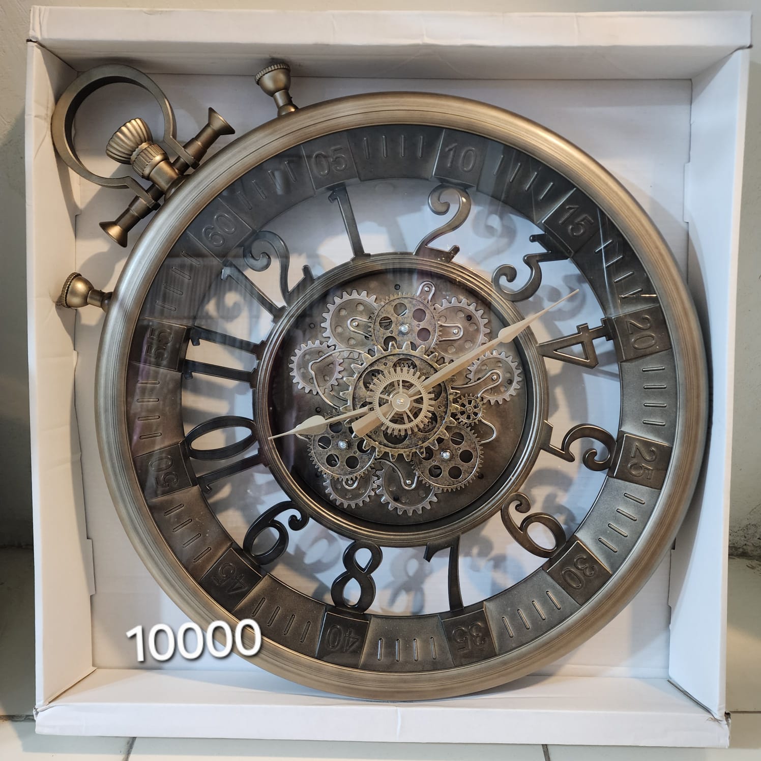Oversized Steampunk Pocket Watch Wall Clock