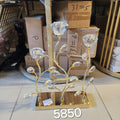 3-Arm Crystal Vine Candelabra