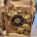 Luxury abstract flower decorative wall clock