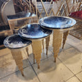 Art Deco-inspired nesting tables