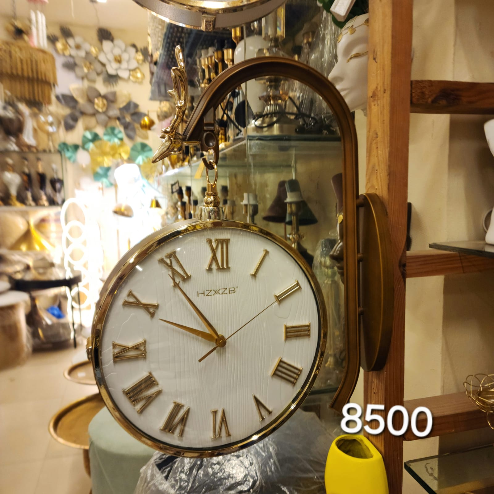 Double-Sided Wall Clock