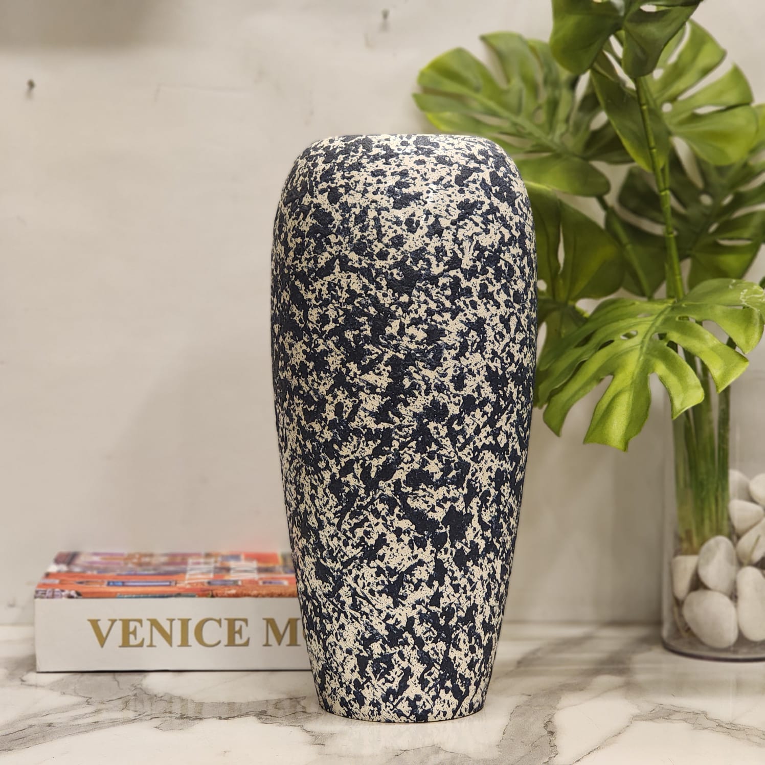 Speckled Ceramic Floor Vase