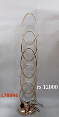 Modern Interlocking Ring LED Floor Lamp