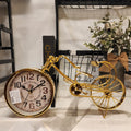 Vintage Bicycle Table Clock