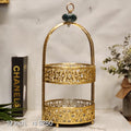 Arched 2-Tier Filigree Decorative Stand